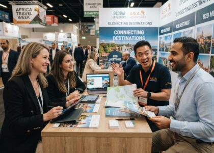 Buyer turistici che si confrontano in Fiera